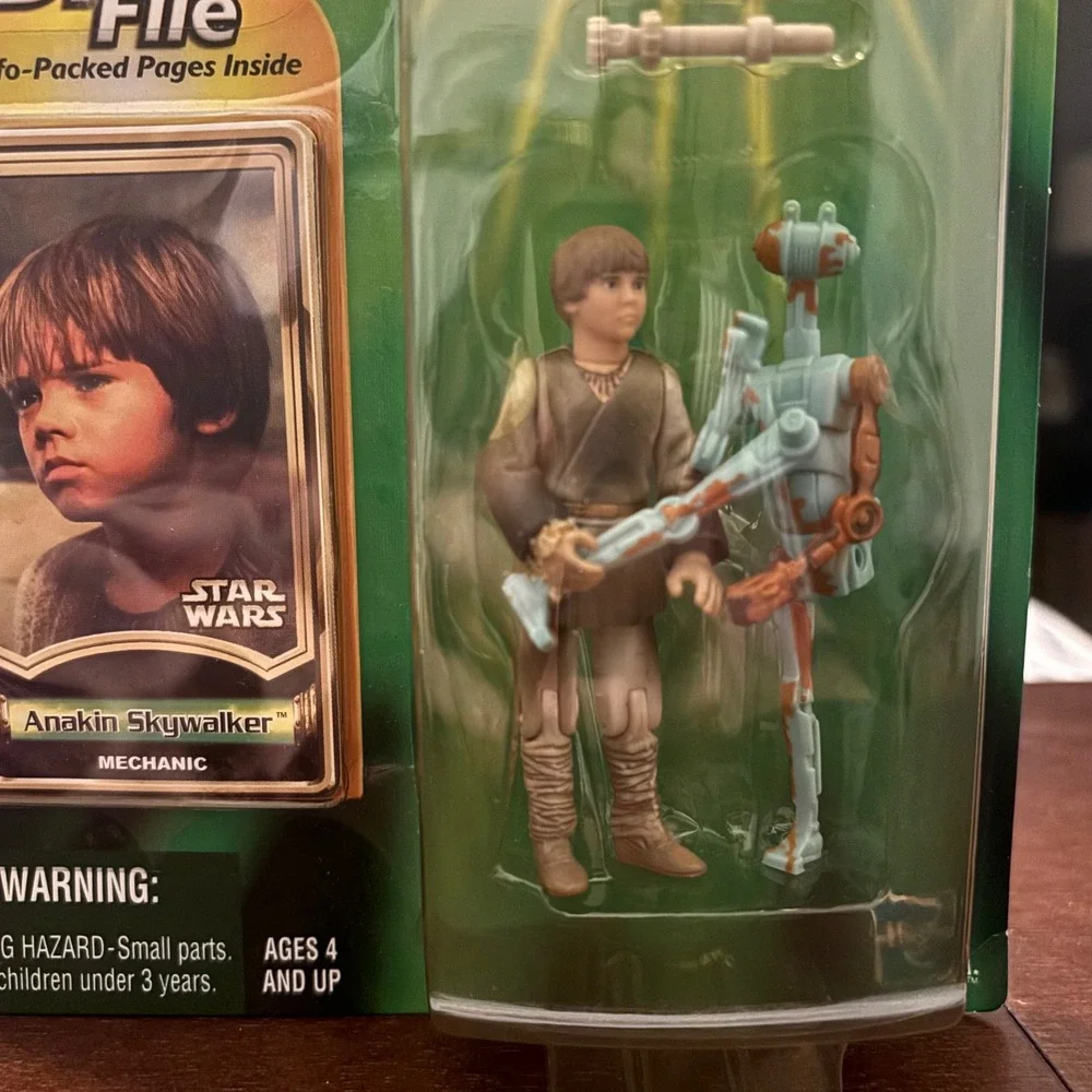 Star Wars Power of the Jedi Anakin Skywalker Mechanic Action Figure New‎